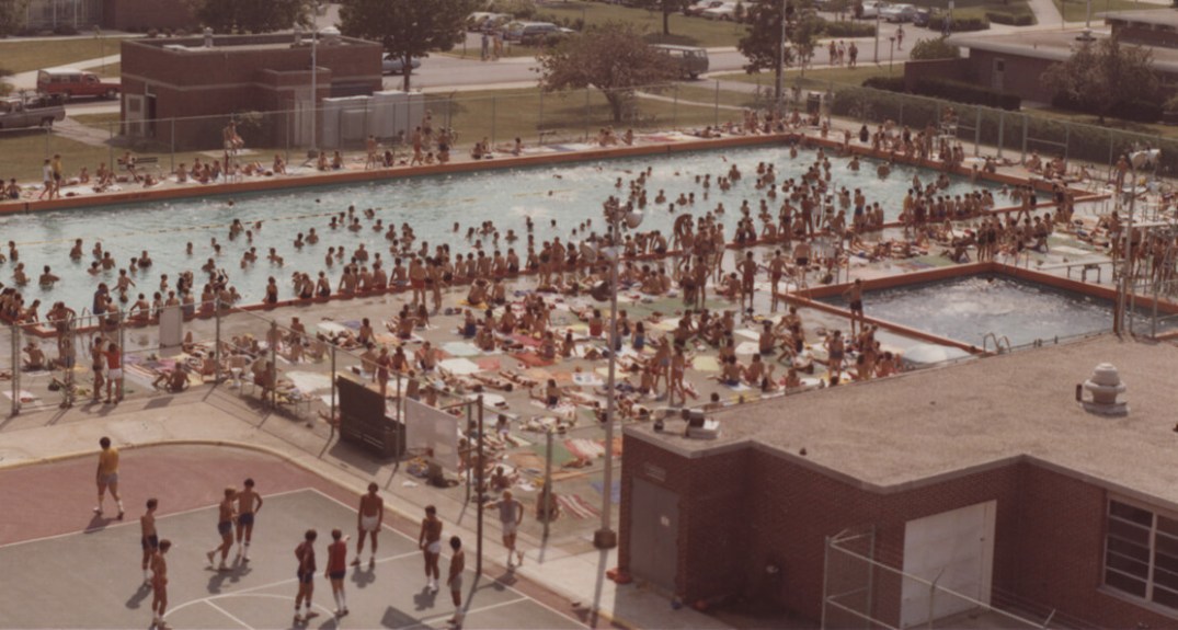 Purdue co-rec outdoor pool